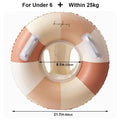 Inflatable Pool Float Seat - Swim Ring with Sunshade Option - Orange Seat