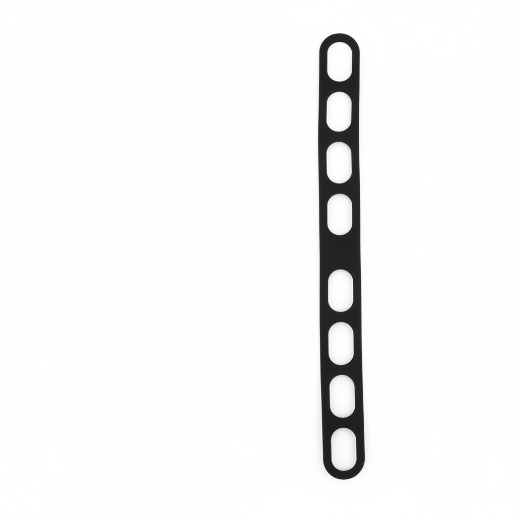Silicone Lid Strap - 54 cm Band for Pots and Lunch Boxes - Black
