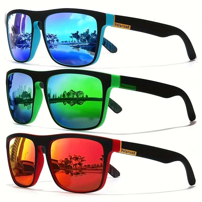 Square Polarized Sunglasses - Driving Eyewear