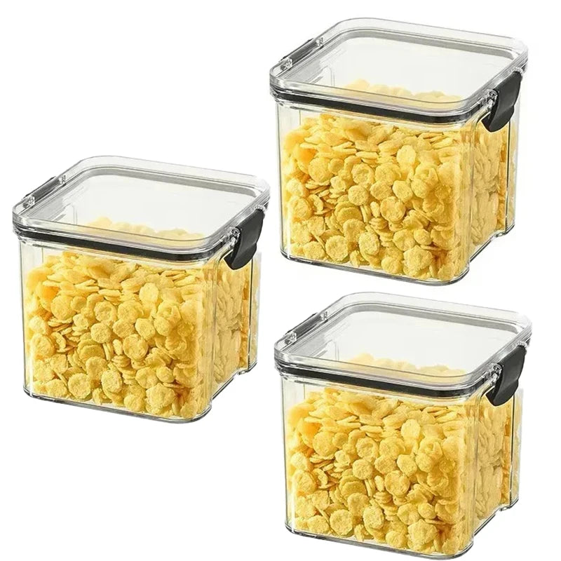 Sealed Jars Kitchen Organizer Grain - For Kitchen Storage and Prep