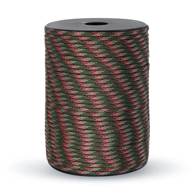 550 Paracord Rope - 4 mm Utility Cord for Camping Gear - Jungle