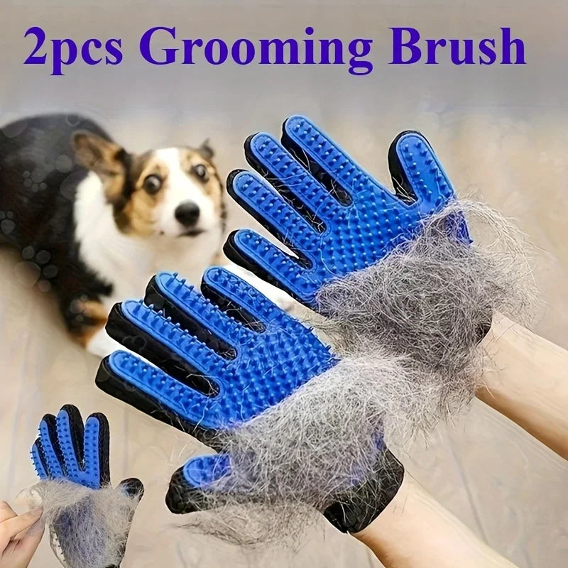Cat Hair Remove Gloves Rubber - For Everyday Pet Use