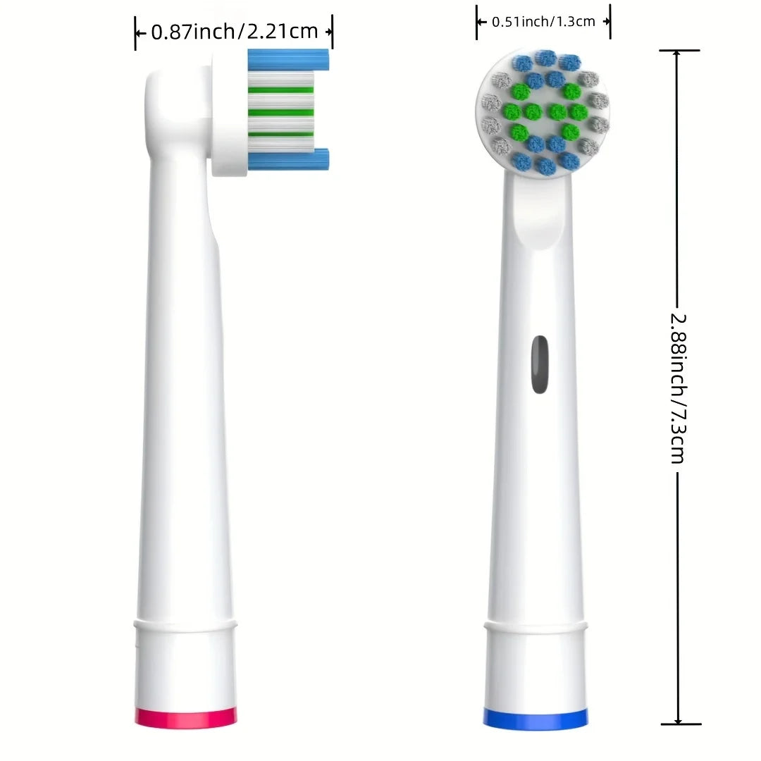 Replacement Toothbrush Heads Compatible Oral-b - For Travel and Daily Carry