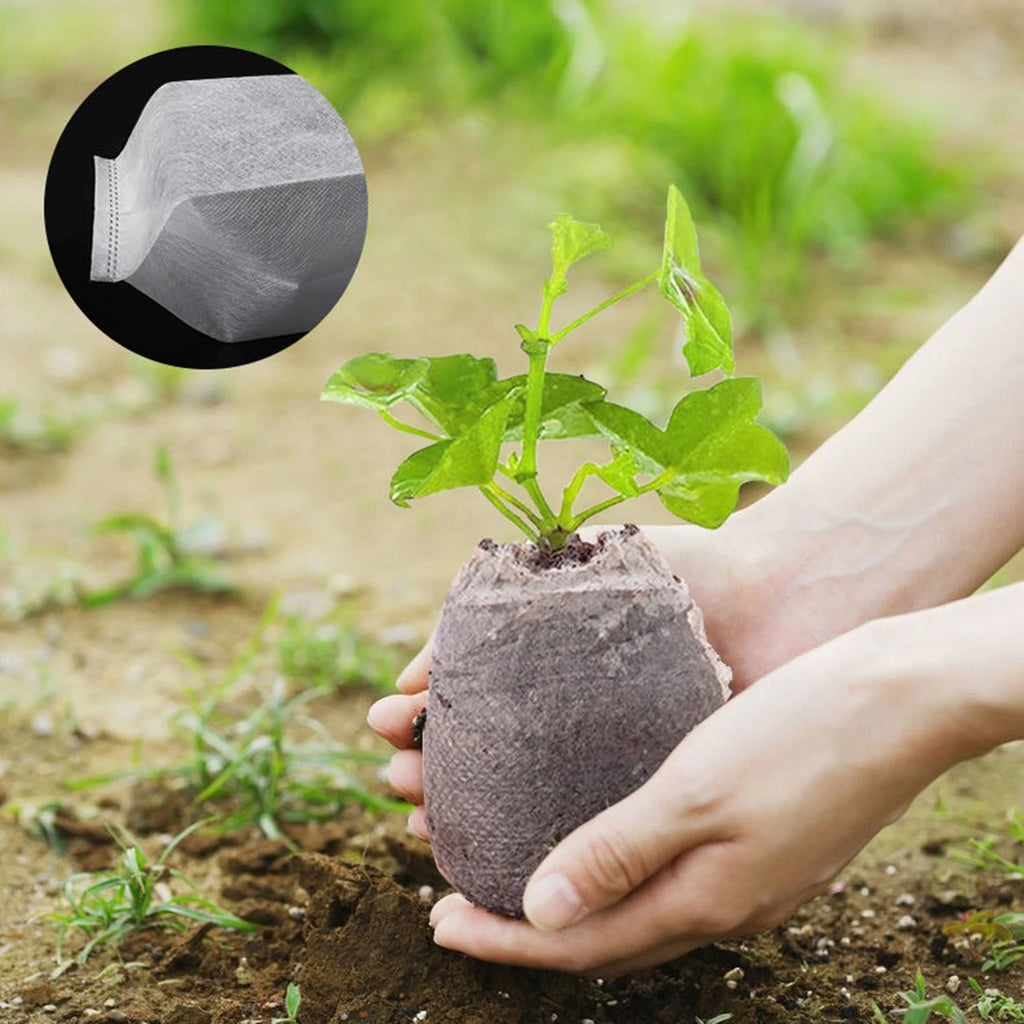 Plant Nursery Bags - 100-Piece Seedling Grow Bags