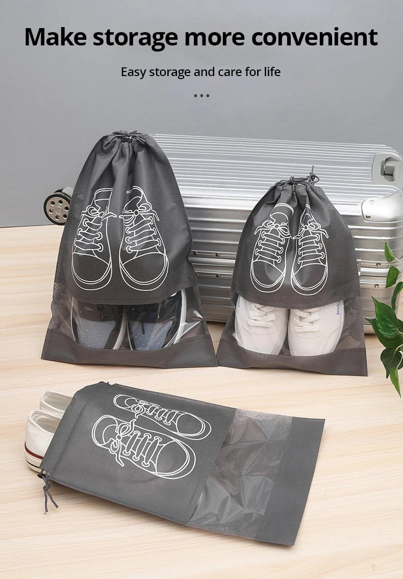 Travel Shoe Storage Bags – Waterproof 5-Piece Packing Protection