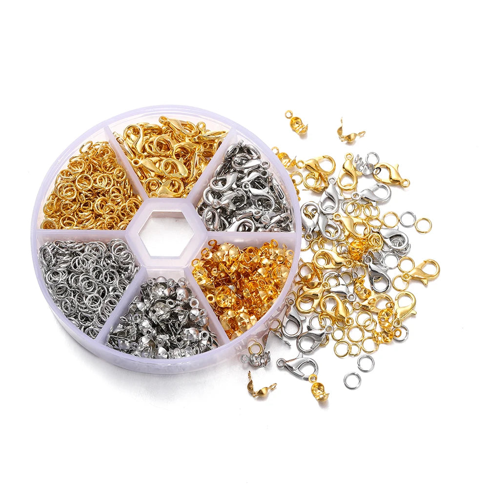 Jewelry Making Kit - Clasps, Jump Rings and Crimp Beads