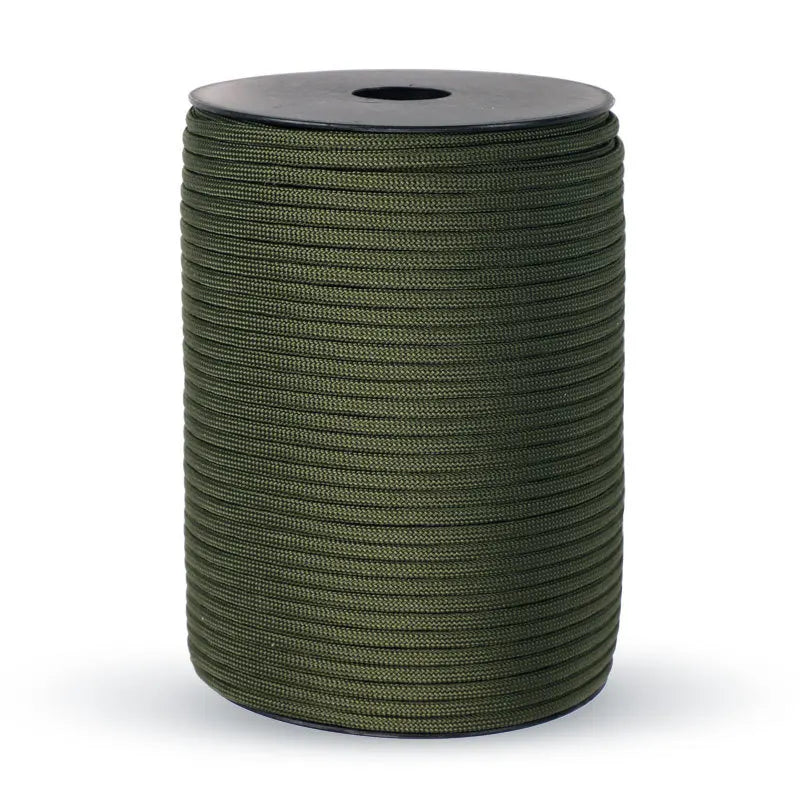 550 Paracord Rope - 4 mm Utility Cord for Camping Gear - Army Green