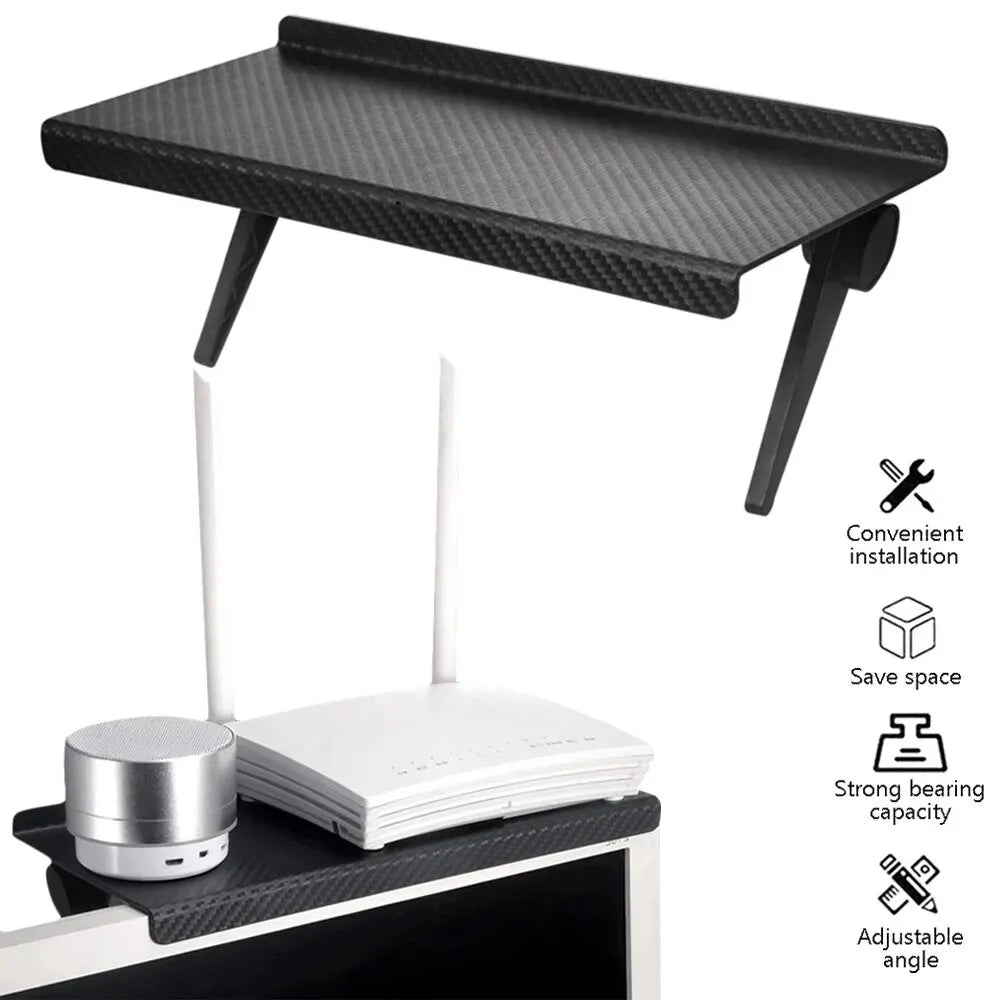 Computer TV Screen Storage Rack - For Desk and Office Organization