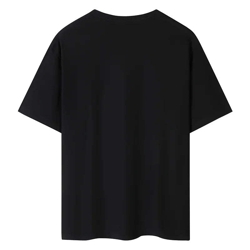 Women's Solid Cotton T-Shirt - Short Sleeve Casual Tee