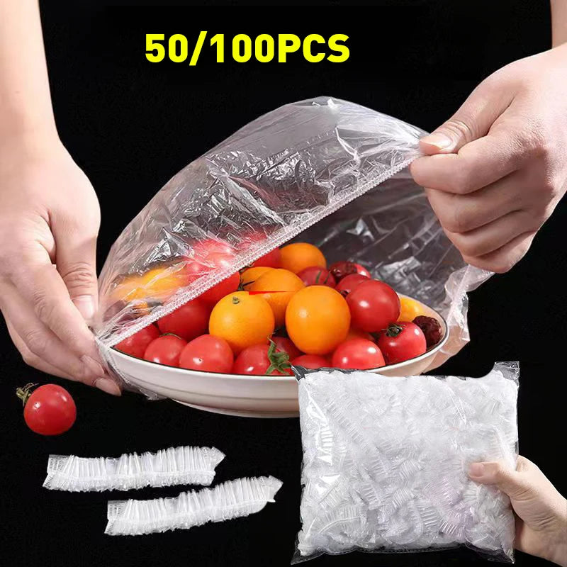 Reusable Disposable Food Cover Plastic - For Kitchen Storage and Prep