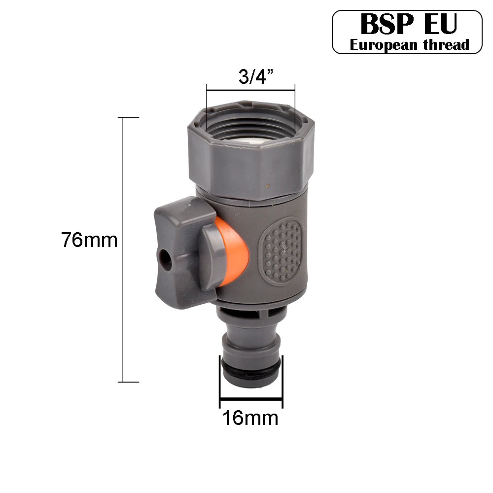 Garden Hose Quick Connector – Stop-Water Coupler for Easy Watering