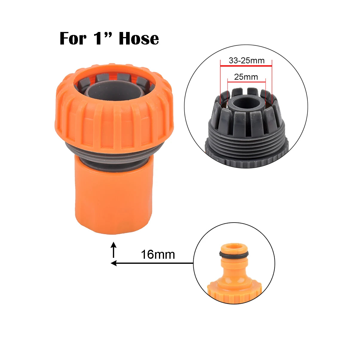 Garden Hose Quick Connector – Stop-Water Coupler for Easy Watering
