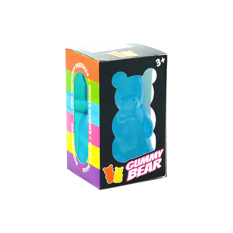 Sensory Fidget Cube - Colorful Squeeze Toy - Blue / With Box
