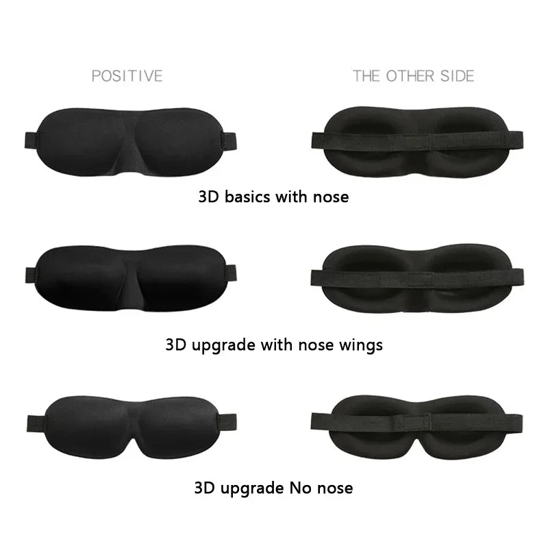Contoured Sleep Mask – Breathable 3D Eye Shade for Travel Rest