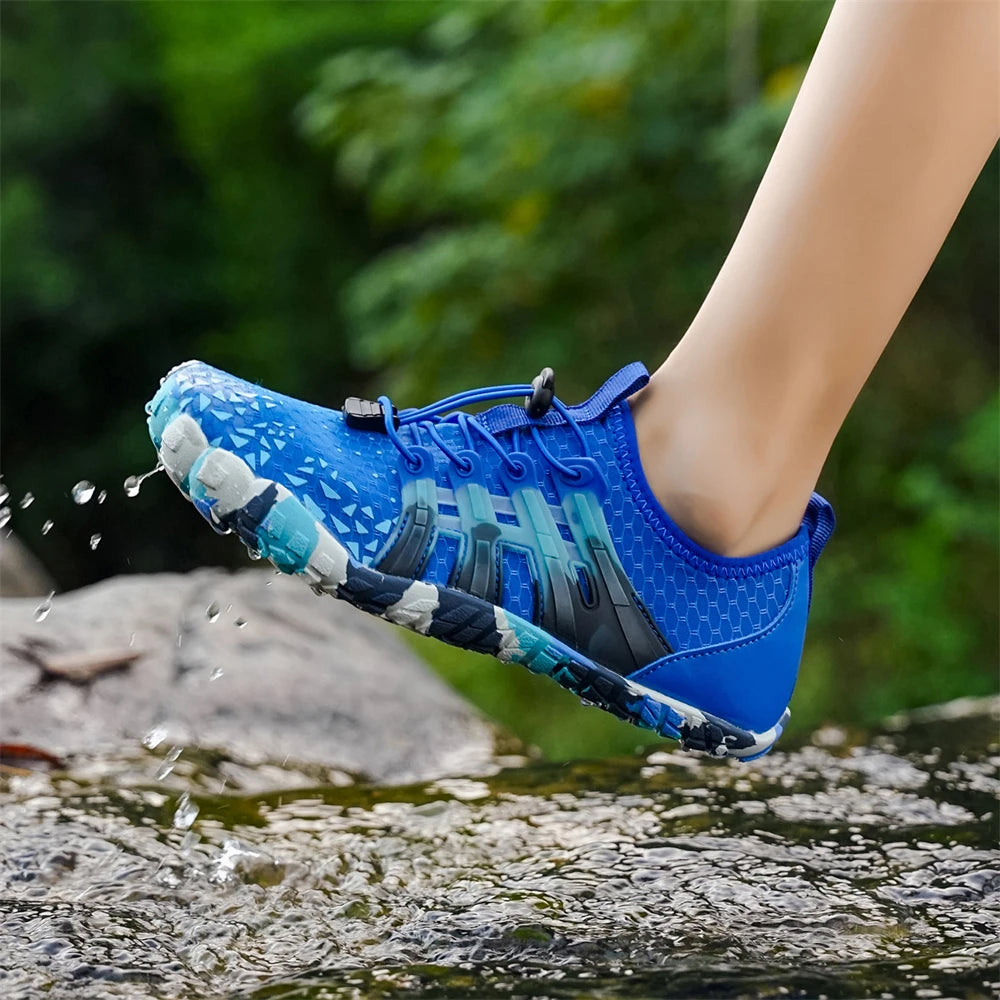 Unisex Amphibious Quick-Dry Water Shoes - Anti-Slip Barefoot Aqua Sneakers