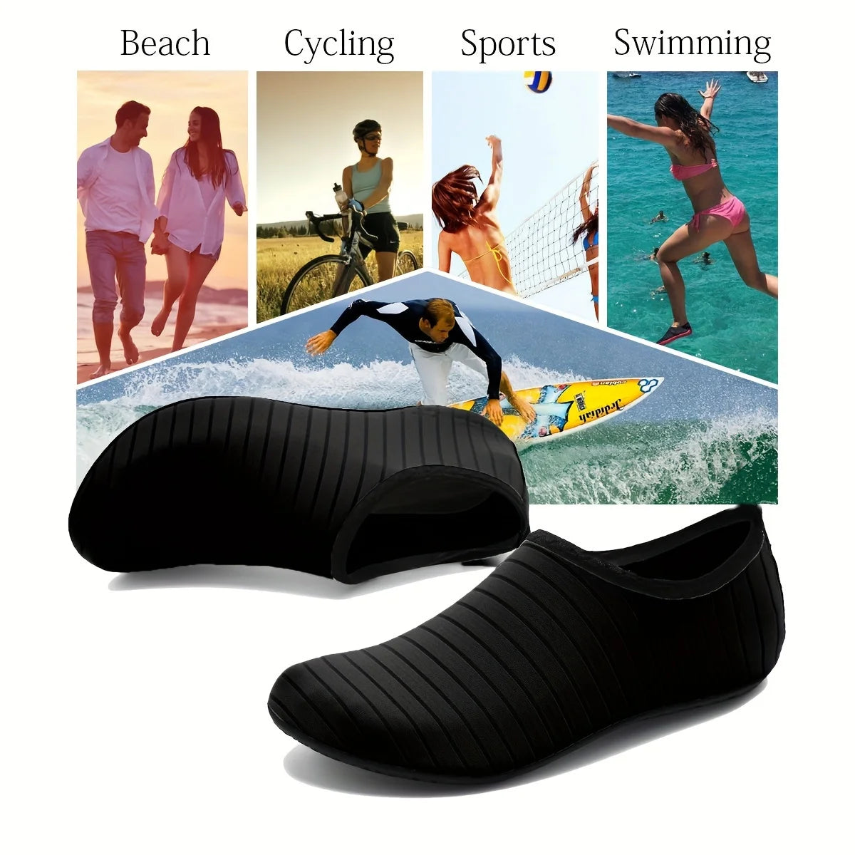 Ultra-Light Anti-Slip Aqua Socks - Quick-Dry Barefoot Water Shoes