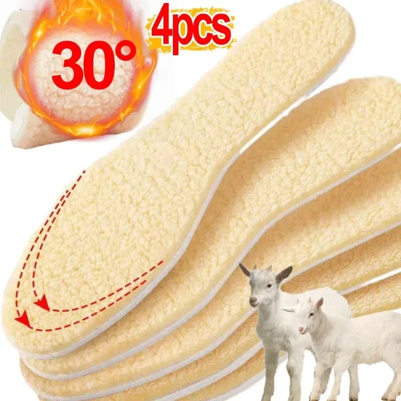 Thermal Shoe Insoles - Soft Inserts for Winter Footwear