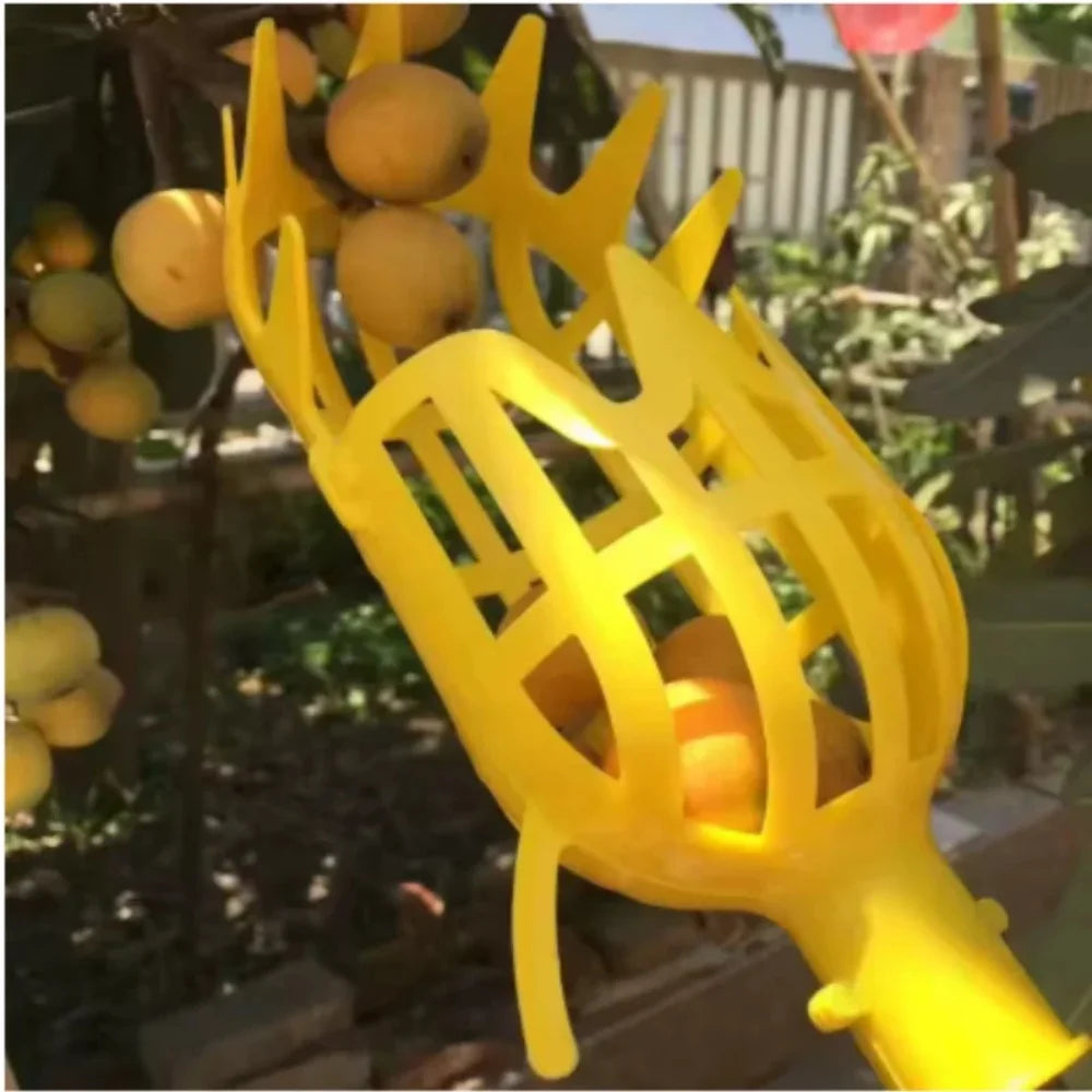 Fruit Picker Tool - Garden Harvesting Basket Attachment