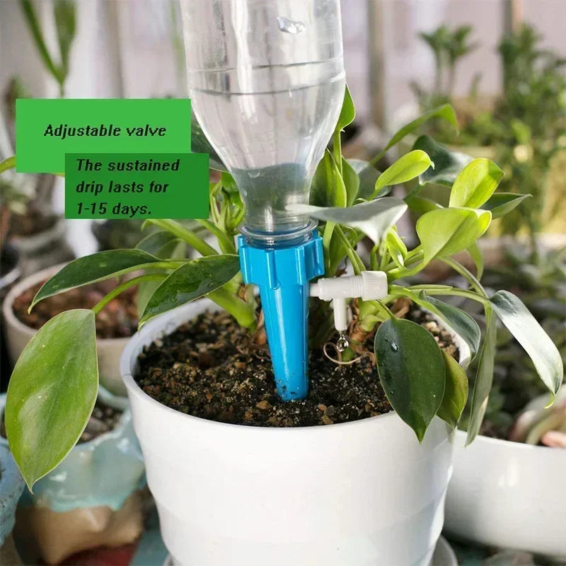 Automatic Drip Watering Spikes - Adjustable Plant Irrigation Set