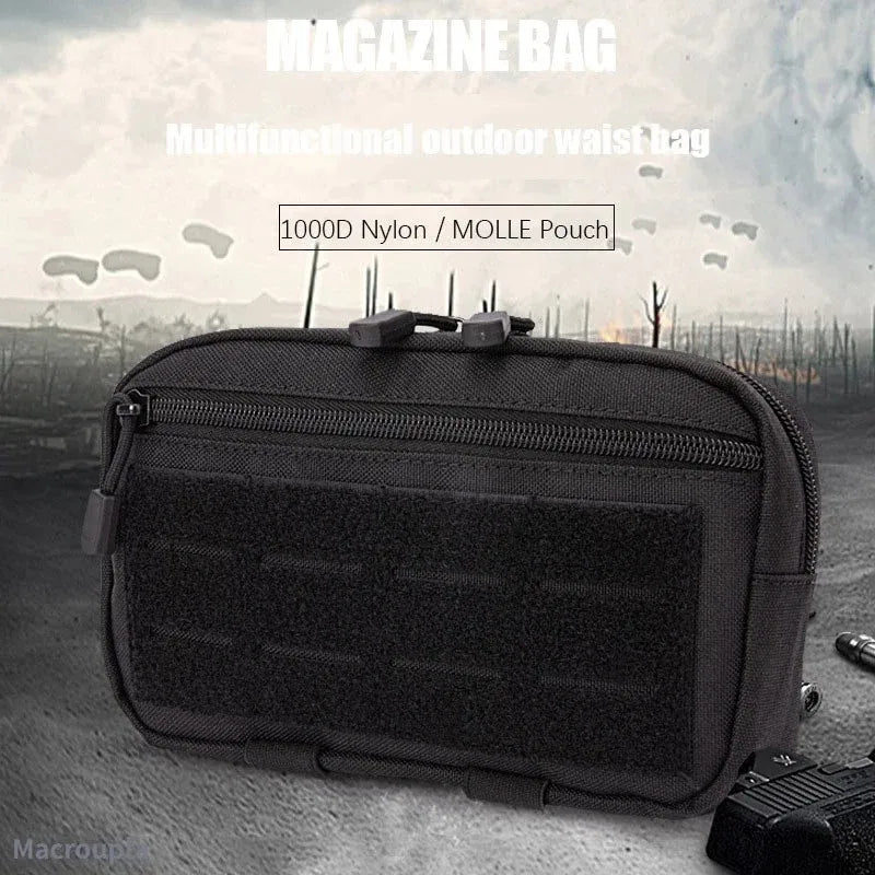 MOLLE EDC Pouch - Nylon Utility Bag for Gear Storage