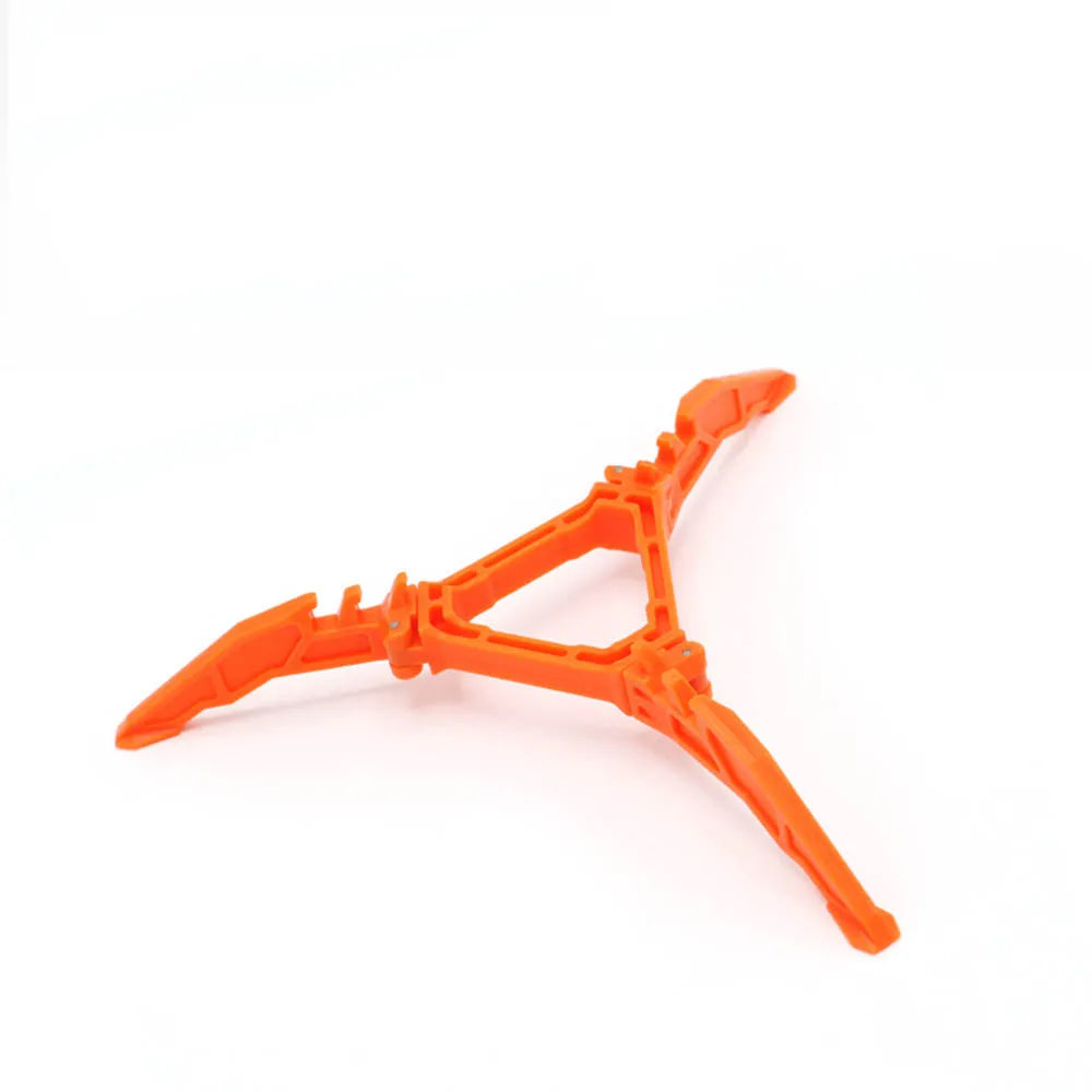 Folding Gas Canister Stand - Three-Leg Base for Camping Stoves - Orange