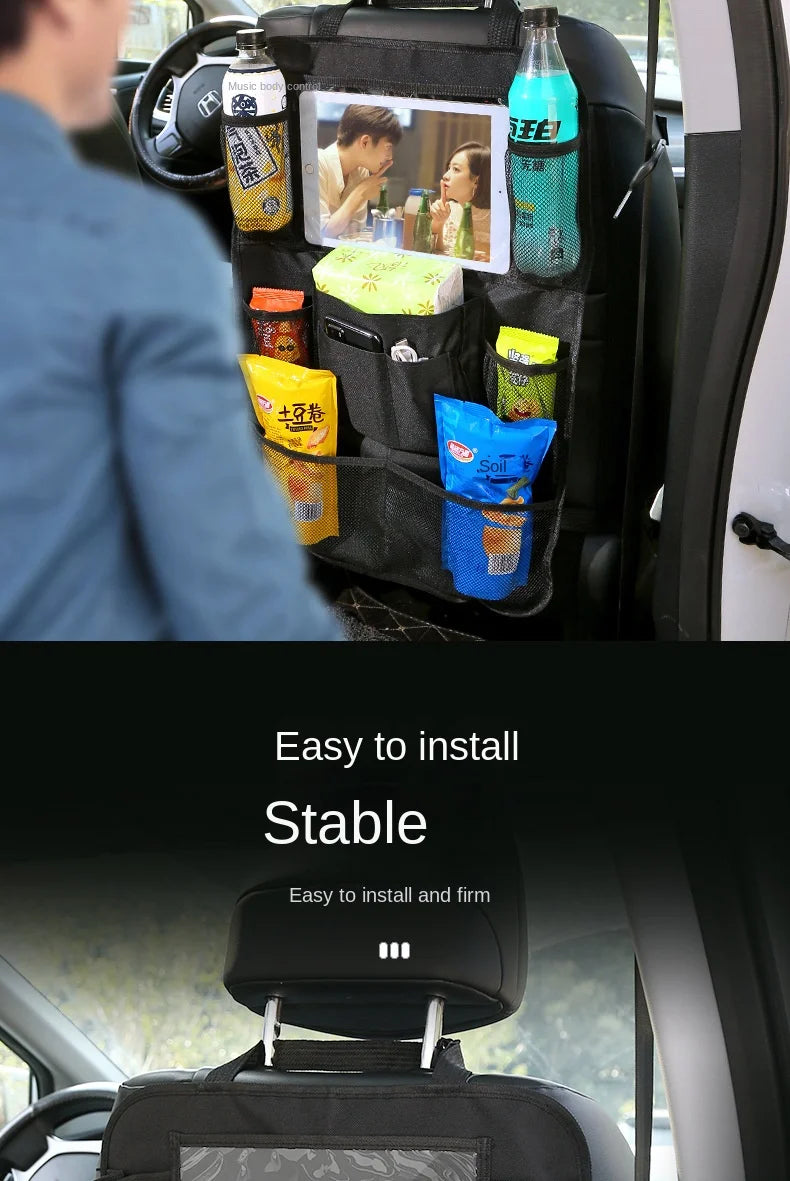 DailyFix Backseat Organizer with Tablet Holder
