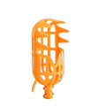 Fruit Picker Tool - Garden Harvesting Basket Attachment - Orange
