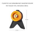 Butane Stove Adapter - Gas Canister Tool for Camping Stoves - Yellow