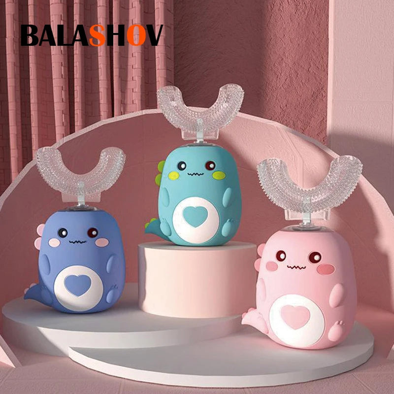 Children U-shaped Electric Toothbrush Degrees - For Travel and Daily Carry
