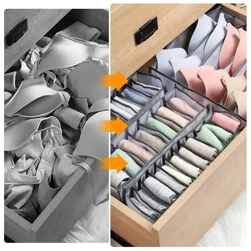 Foldable Underwear Socks Organizer Dividers - For Everyday Home Use