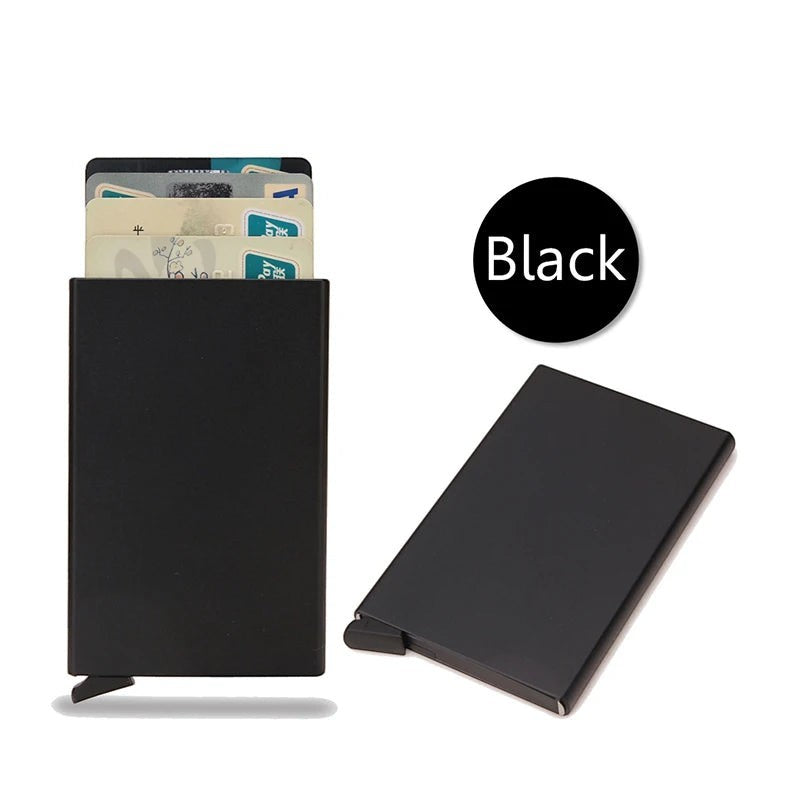 Pop-Up Minimalist Slim Card Holder Wallet in Blue 3 PCS product image