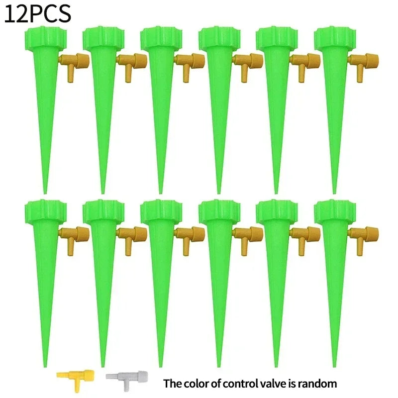 Automatic Drip Watering Spikes - Adjustable Plant Irrigation Set