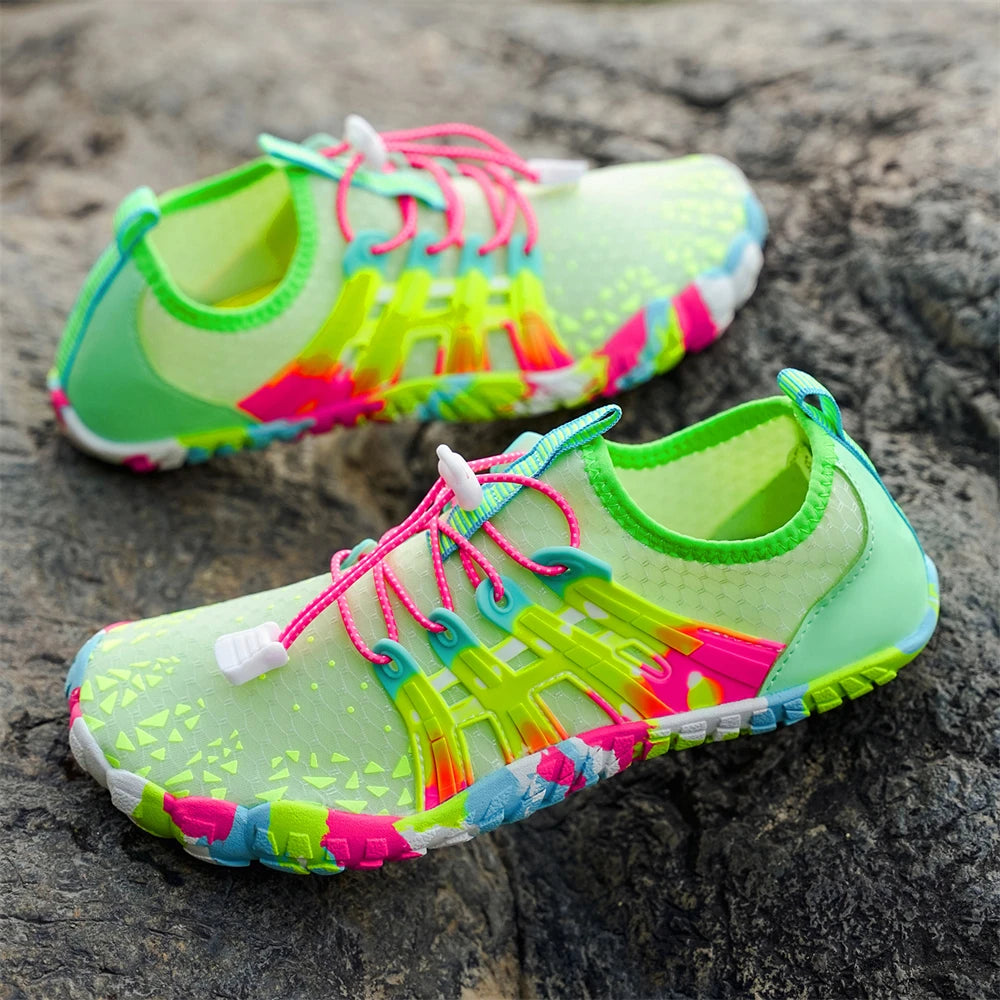Unisex Amphibious Quick-Dry Water Shoes - Anti-Slip Barefoot Aqua Sneakers