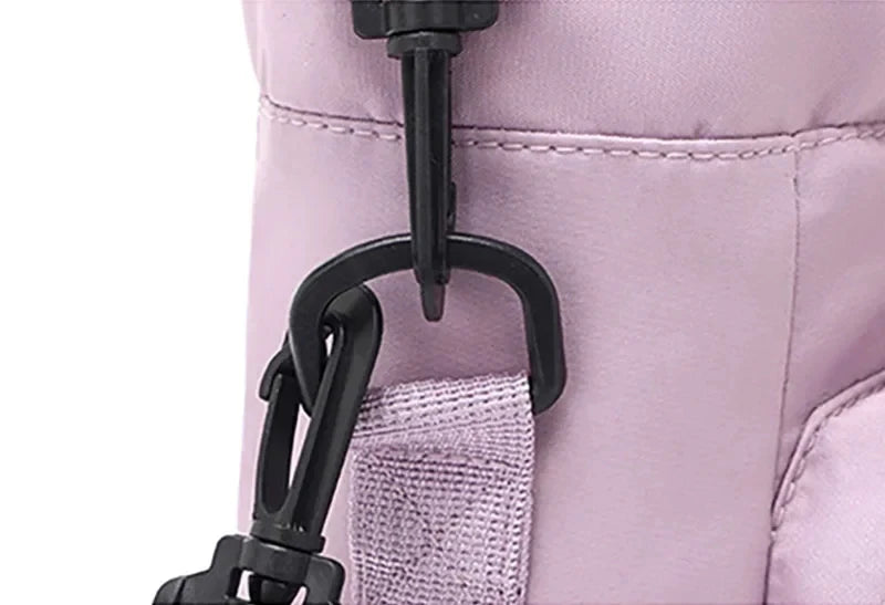 Crossbody Insulated Tumbler Bag - Portable Water Bottle Pouch with Phone Pocket