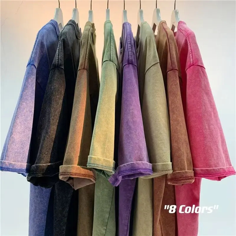 Oversized Cotton T-Shirt - Heavyweight Short Sleeve Tee