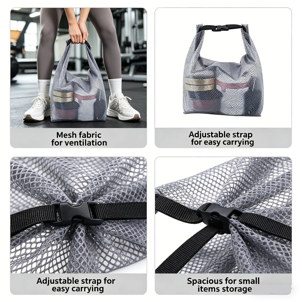 Mesh Travel Toiletry Bag – Waterproof Organizer for Gym Trips