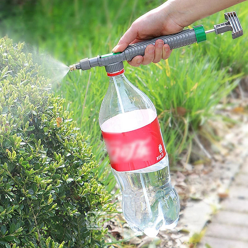 Garden Bottle Spray Nozzle – Hand Pump Watering for Patio Plants