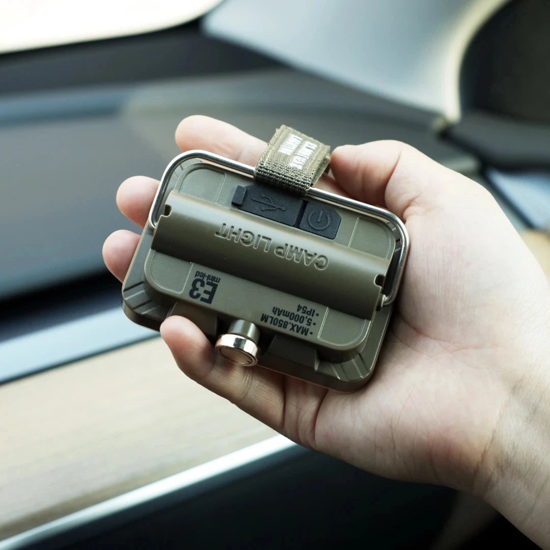 Rechargeable Camping Light - 5000 mAh Lamp for Tent Use