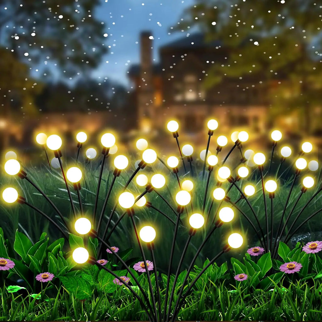 Solar Firefly Garden Lights – Swaying Glow for Yard Pathways