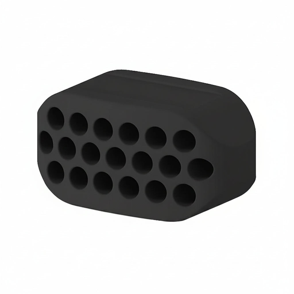 Silicone Jaw Exercise Ball - General Fitness Accessory - Black - 1 Piece