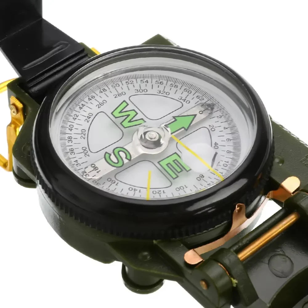 Outdoor Compass - Magnetic Navigation Tool With Sighting Lens