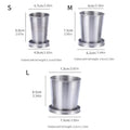 Telescopic Camping Cup - Stainless Steel Cup for Outdoor Drinks