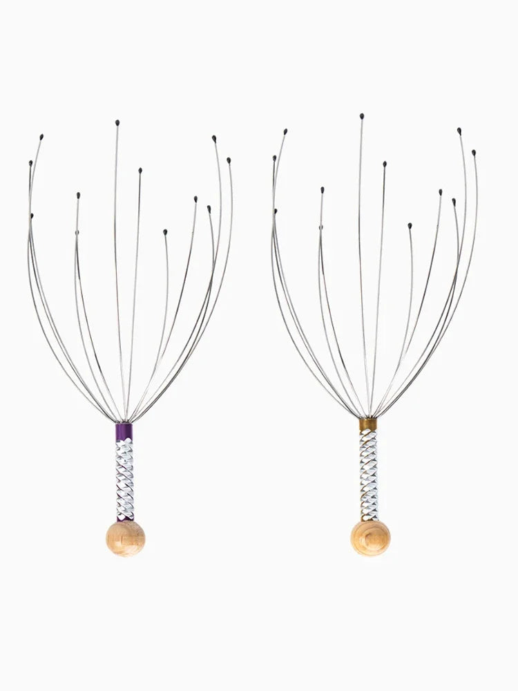 Scalp Head Massager – Stainless Steel Tingler for Relaxing Breaks