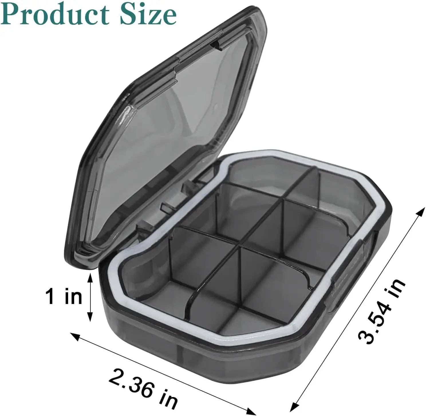 Days Pill Storage Box Mini - For Travel and Daily Carry