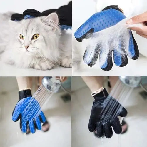 Cat Hair Remove Gloves Rubber - For Everyday Pet Use