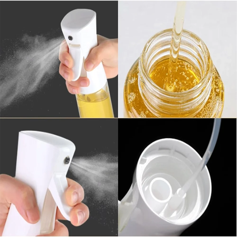 Oil Spray Bottle - Refillable Kitchen Sprayer for Cooking Prep