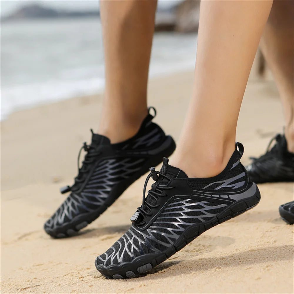 Unisex Amphibious Quick-Dry Water Shoes - Anti-Slip Barefoot Aqua Sneakers