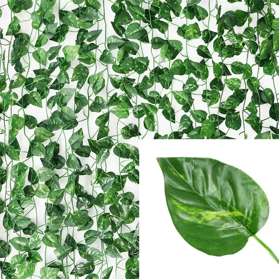 Artificial Ivy Vine Garland – Hanging Greenery for Outdoor Decor