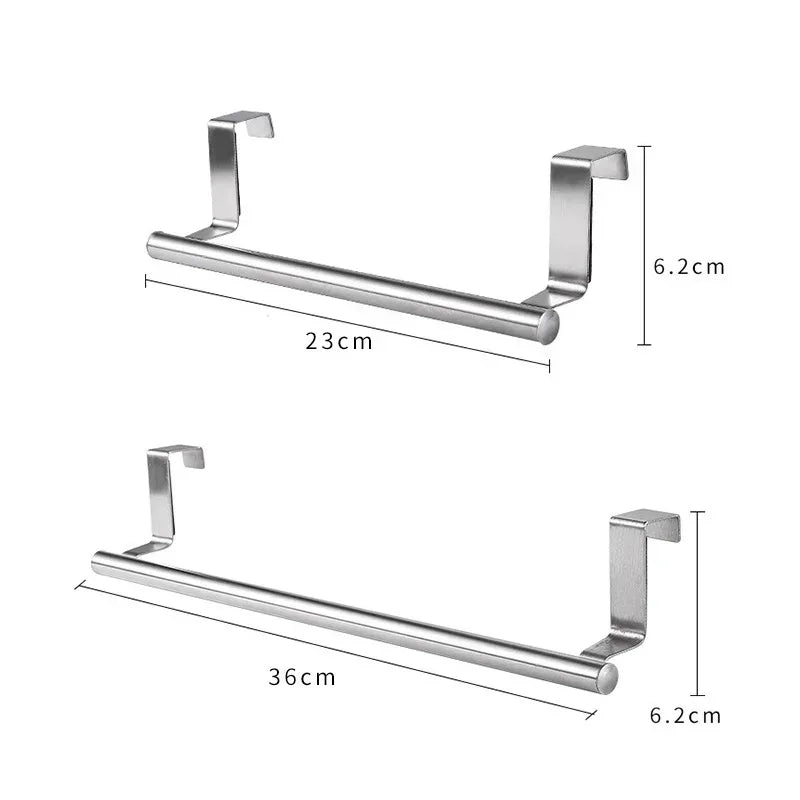 Kitchen Cabinet Door Towel Bar - For Kitchen Storage and Prep