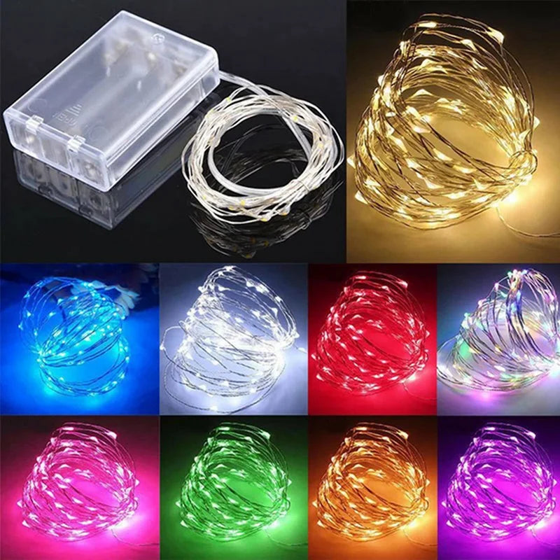 Battery Fairy String Lights – Flexible Glow for Patio and Party Decor